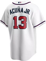 Nike Men's Replica Atlanta Braves Acuna Jr. #13 Cool Base Jersey