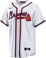 Nike Men's Atlanta Braves Austin Riley #27 White Home Cool Base Jersey