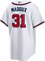 Nike Men's Atlanta Braves Greg Maddux #31 White Cool Base Jersey