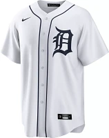 Nike Men's Detroit Tigers Javier Báez #28 White Home Cool Base Jersey