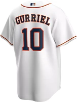 Nike Men's Houston Astros Yuli Gurriel #10 White Cool Base Jersey