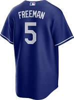 Nike Men's Los Angeles Dodgers Freddie Freeman #5 Royal Cool Base Alternate Jersey