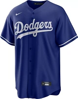 Nike Men's Los Angeles Dodgers Walker Buehler #21 Royal Cool Base Alternate Jersey