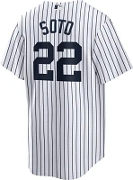 Nike Men's New York Yankees Juan Soto #22 White Cool Base Jersey