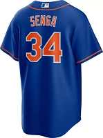 Nike Men's New York Mets Kodai Senga #34 Royal Cool Base Jersey