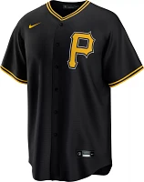 Nike Men's Replica Pittsburgh Pirates Blank Black Cool Base Jersey