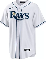 Nike Men's Tampa Bay Rays Yandy Díaz #2 White Cool Base Jersey