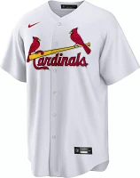 Nike Men's St. Louis Cardinals Lars Nootbaar #21 White Home Cool Base Jersey