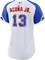 Nike Women's Atlanta Braves 2023 City Connect  Ronald Acuña Jr. #13 Cool Base Jersey