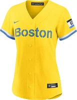 Nike Women's Boston Red Sox Gold 2021 City Connect Replica Baseball Jersey