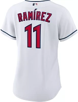 Nike Women's Cleveland Guardians José Ramírez #11 White Cool Base Home Jersey