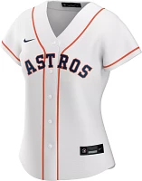 Nike Women's Replica Houston Astros Jose Altuve #27 Cool Base White Jersey