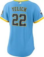 Nike Women's Milwaukee Brewers Christian Yelechi #22 2023 City Connect Cool Base Jersey