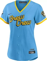 Nike Women's Milwaukee Brewers Christian Yelechi #22 2023 City Connect Cool Base Jersey