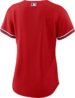 Nike Women's Replica Philadelphia Phillies Red Blank Cool Base Jersey