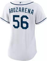 Nike Women's Tampa Bay Rays Randy Arozarena #56 White Cool Base Jersey