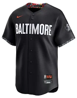 Nike Men's Baltimore Orioles 2024 City Connect Adley Rutschman #35 Limited Vapor Jersey