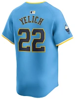 Nike Men's Milwaukee Brewers 2024 City Connect Christian Yelich #22 Limited Vapor Jersey