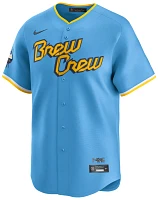 Nike Men's Milwaukee Brewers 2024 City Connect Christian Yelich #22 Limited Vapor Jersey