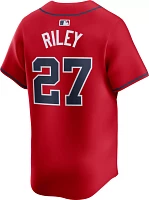 Nike Men's Atlanta Braves Austin Riley #27 Red Limited Vapor Jersey