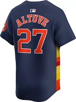 Nike Men's Houston Astros José Altuve #27 Navy Limited Vapor Jersey