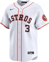 Nike Men's Houston Astros Jeremy Peña #3 White Limited Vapor Jersey