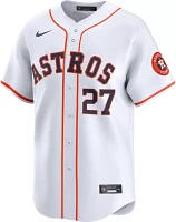 Nike Men's Houston Astros José Altuve #27 White Limited Vapor Jersey