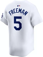 Nike Men's Los Angeles Dodgers Freddie Freeman #5 White Limited Vapor Jersey