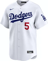 Nike Men's Los Angeles Dodgers Freddie Freeman #5 White Limited Vapor Jersey