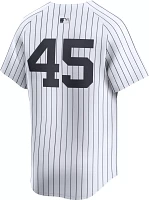 Nike Men's New York Yankees Gerrit Cole #45 White Limited Vapor Jersey