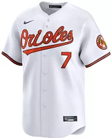 Nike Men's Baltimore Orioles Jackson Holliday #7 White Limited Vapor Jersey