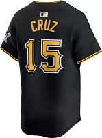 Nike Men's Pittsburgh Pirates Oneil Cruz #15 Black Limited Vapor Jersey