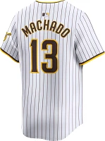 Nike Men's San Diego Padres Manny Machado #13 White Limited Vapor Jersey