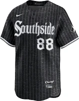 Nike Men's Chicago White Sox Luis Robert Jr. #88 Black Cool Base Jersey