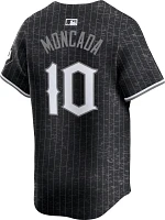 Nike Men's Chicago White Sox Yoán Moncada #10 Black Limited Vapor Jersey