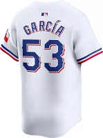 Nike Men's Texas Rangers Adolis García #53 White Limited Vapor Jersey