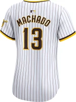 Nike Women's San Diego Padres Manny Machado #13 White Home Limited Vapor Jersey