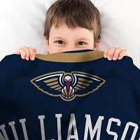 Bleacher Creatures New Orleans Pelicans Zion Williamson #1 Raschel Plush Blanket