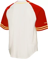 Mitchell & Ness Calgary Flames White Baseball Jersey