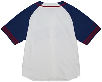 Mitchell & Ness New York Rangers White Baseball Jersey