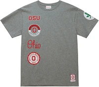 Mitchell & Ness Men's Ohio State Buckeyes Grey City Collection T-Shirt