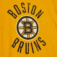 Mitchell & Ness Boston Bruins 2023 Slub Gold T-Shirt