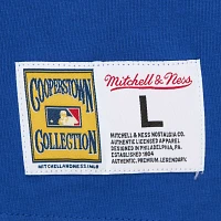 Mitchell & Ness Men's Atlanta Braves Royal Jacquard Ringer T-Shirt