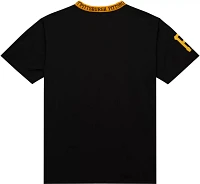 Mitchell & Ness Men's Pittsburgh Pirates Black Jacquard Ringer T-Shirt