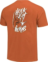 Image One Adult Texas Longhorns Burnt Orange Hook 'Em Horns T-Shirt