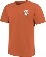 Image One Adult Texas Longhorns Burnt Orange Hook 'Em Horns T-Shirt