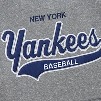 Mitchell & Ness Men's New York Yankees Grey Sunwash Pullover Hoodie