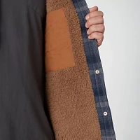 Dickies Men's Sherpa Lined Flannel Shirt Jacket