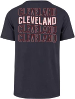 '47 Men's Cleveland Guardians Blue Franklin Hang Back T-Shirt