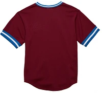 Mitchell & Ness Adult Colorado Avalanche Maroon Mesh V-Neck Jersey